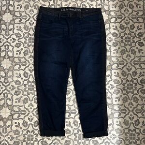Calvin Klein Navy and Black Jeans